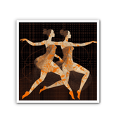 Fierce Feminine Dance Attire Wrapped Canvas - Beyond T-shirts